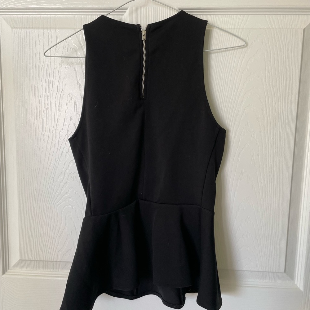 Black elegant super flattery evening shirt or even elegant to work